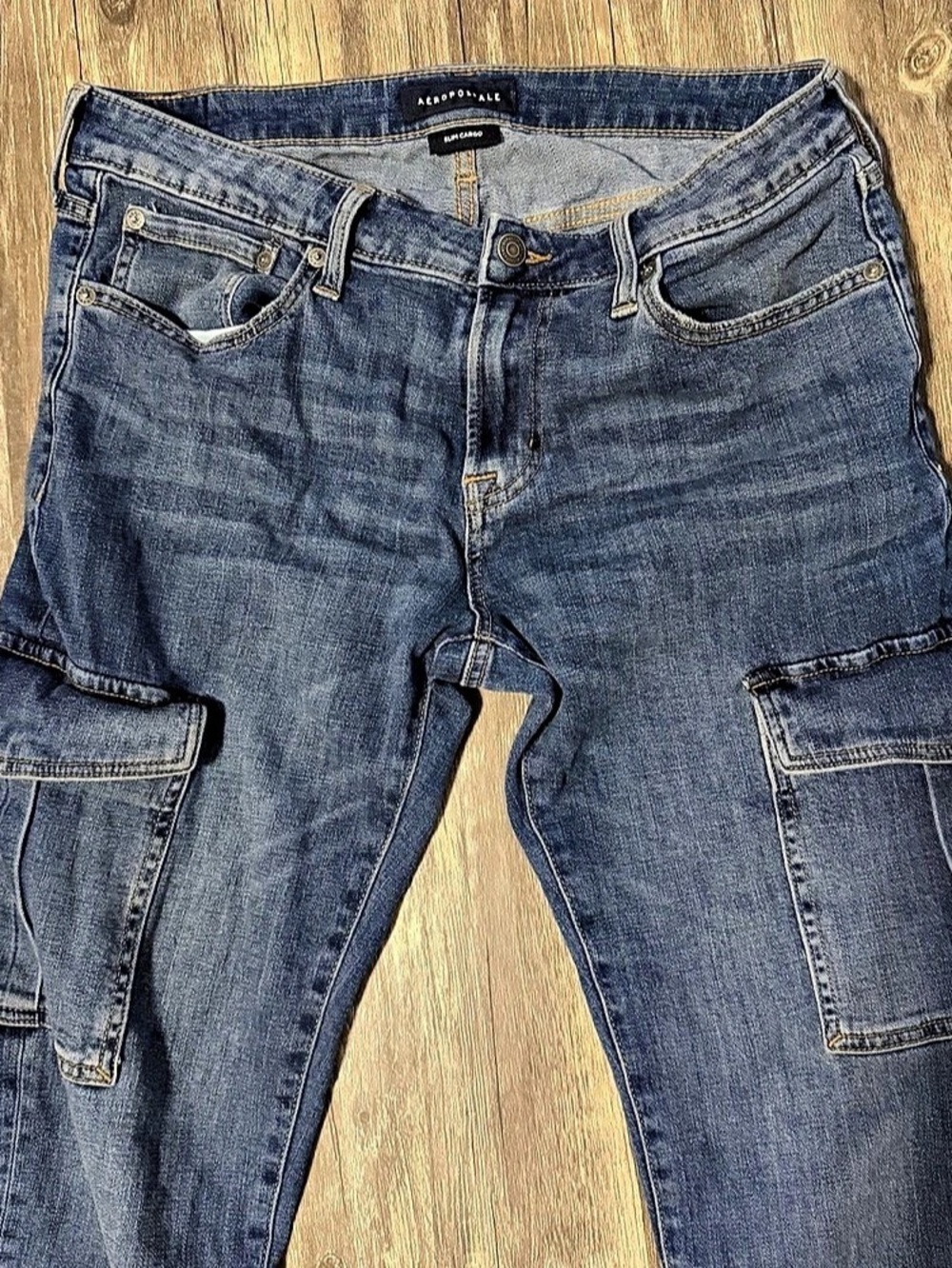 AEROPOSTALE Slim Cargo Jeans Men's Waist 32